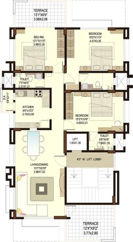  the-signature-living The Signature Living Cluster Plan For 2nd & 4th Floor 