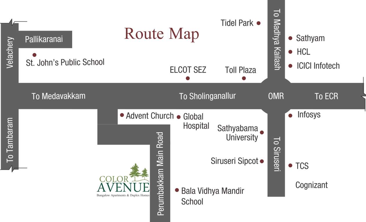  avenue Images for Location Plan of Colorhomes Avenue