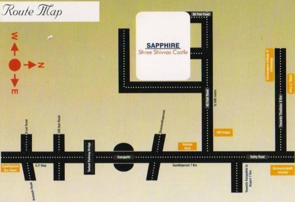Images for Location Plan of Aravind Sapphire Villas Images for Location Plan of Aravind Sapphire Villas