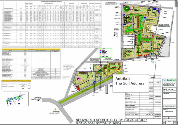 Images for Master Plan of The Antriksh The Golf Address Villas