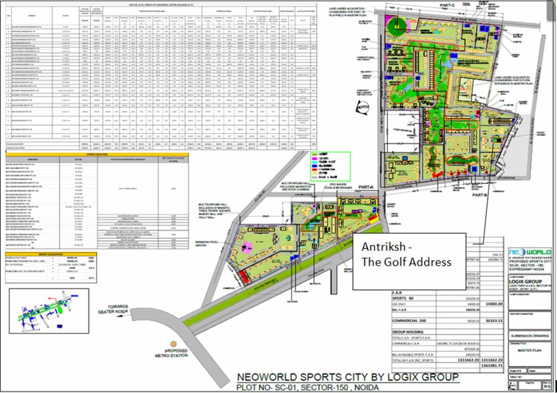 Images for Master Plan of The Antriksh The Golf Address Villas
