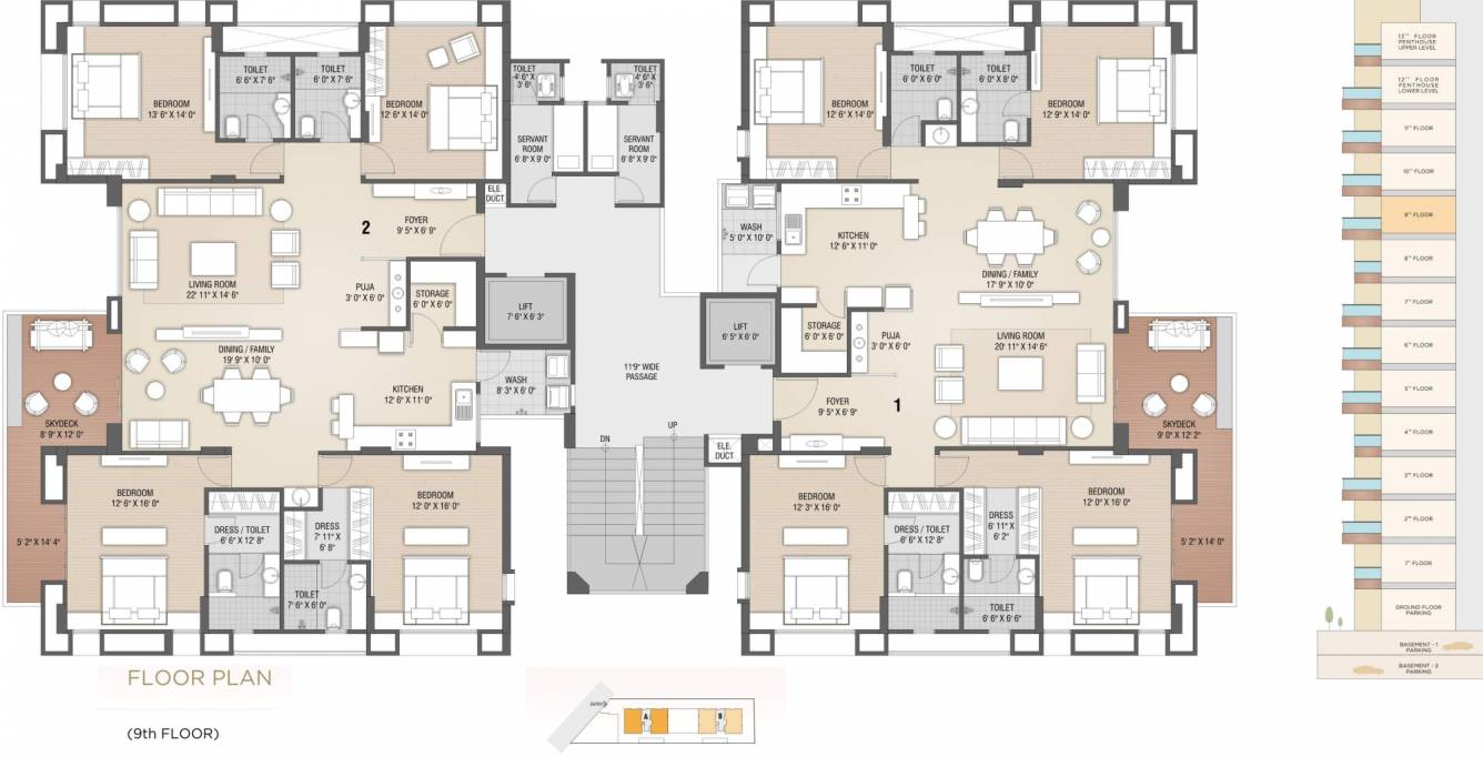Images for Cluster Plan of Sangini Terraza