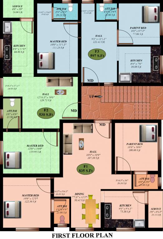Images for Cluster Plan of Salim Grin Square
