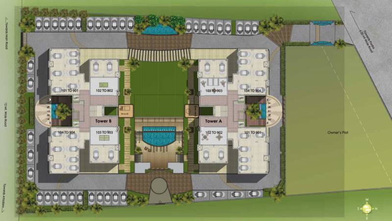 Images for Site Plan of Vedant Varundalay Greens