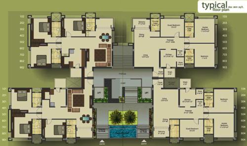 Images for Cluster Plan of Vedant Varundalay Greens