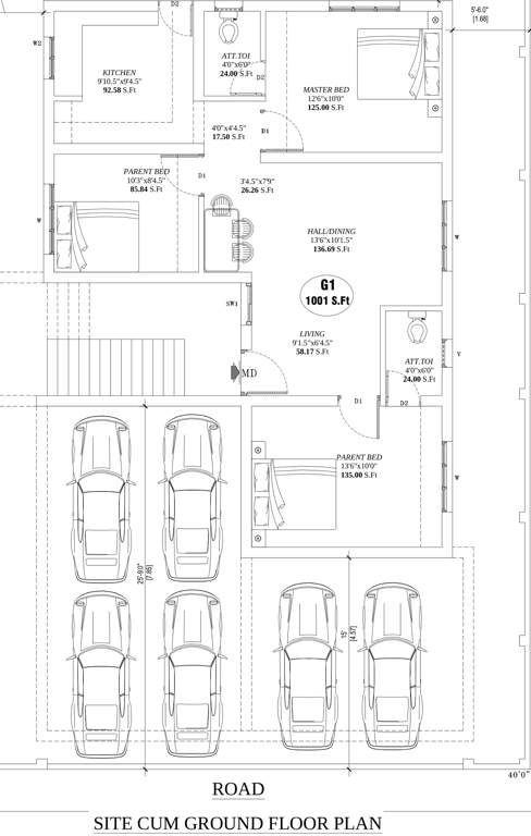 Images for Cluster Plan of Salim Red Rose