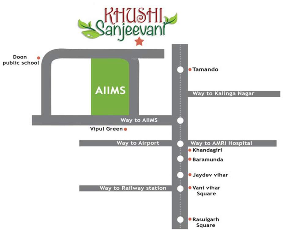  khushi sanjeevani Images for Location Plan of Khushi Sanjeevni