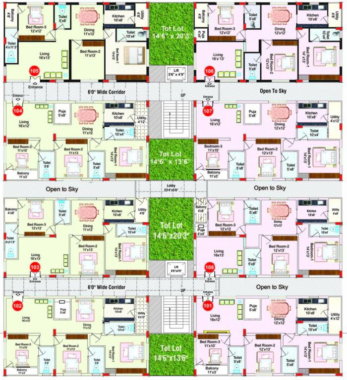 Images for Cluster Plan of Naidu RR Heights