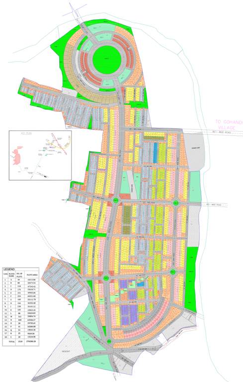 Images for Layout Plan of Trimurty The Future City