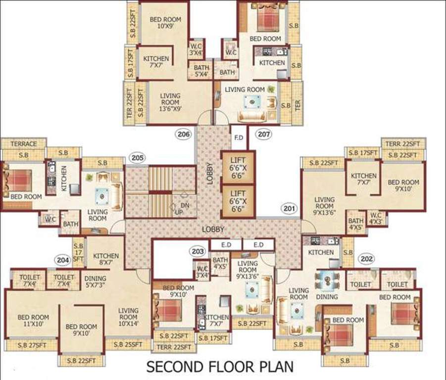 Images for Cluster Plan of Reputed Builder Bhoomi Dhara