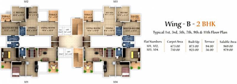 Images for Cluster Plan of Nimhan Associates Onella Nest Phase 1