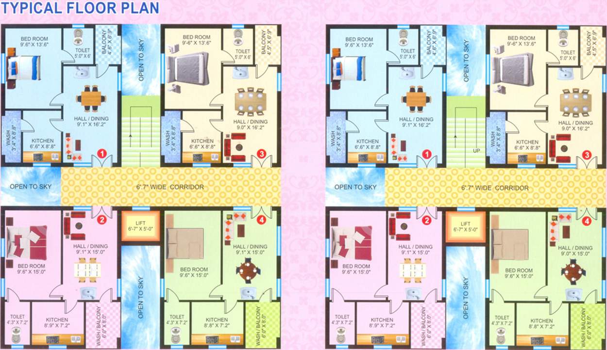 Images for Cluster Plan of Gayatri Nagabala And Divyasri Residency