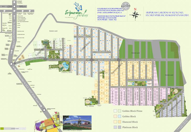 Images for Master Plan of Sesha Sripuram Gardens Plots