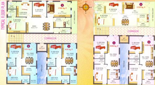 Images for Cluster Plan of Gayatri Jyothi and Manasa Enclave