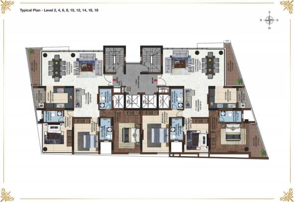  ferns Tower A Cluster Plan