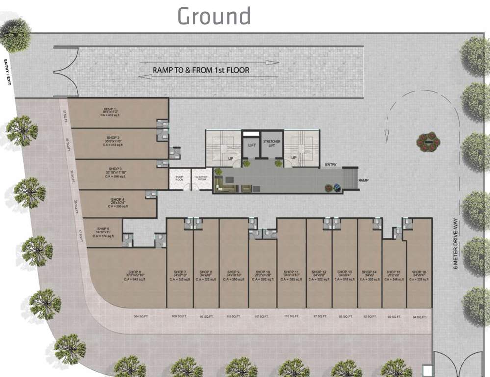 landmark Images for Cluster Plan of Apex Landmark
