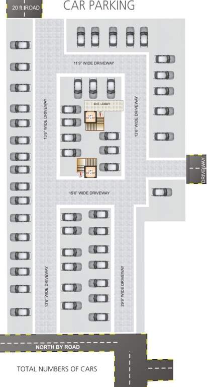  residency ii Images for Cluster Plan of Padmalaya Residency II