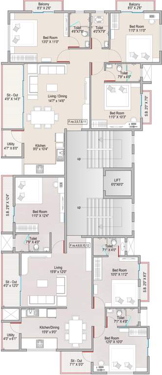 Images for Cluster Plan of Revati Lifestyle