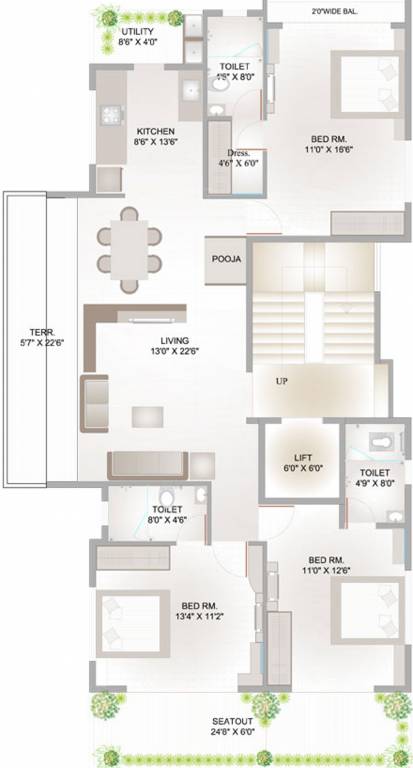 Images for Cluster Plan of Revati Meridian