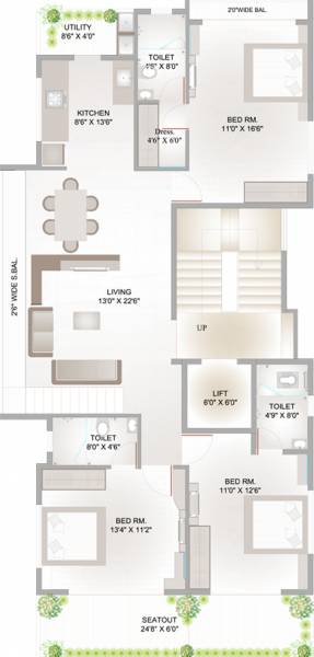 Images for Cluster Plan of Revati Meridian