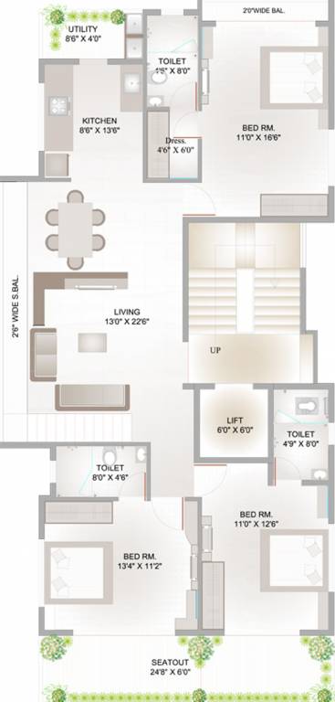 Images for Cluster Plan of Revati Meridian