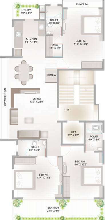 Images for Cluster Plan of Revati Meridian