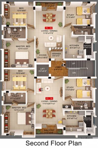 Images for Cluster Plan of Acacia Magizham