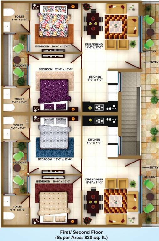 Images for Cluster Plan of Paradise Darpan Homz