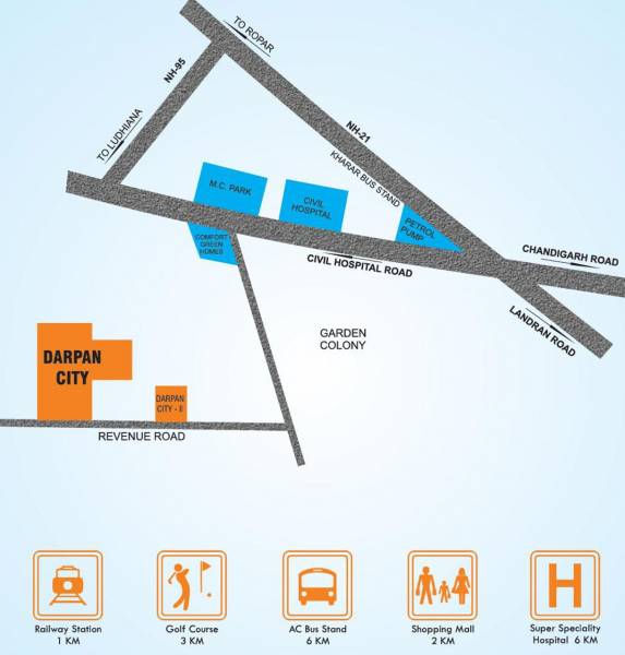 Images for Location Plan of Paradise Darpan Homz