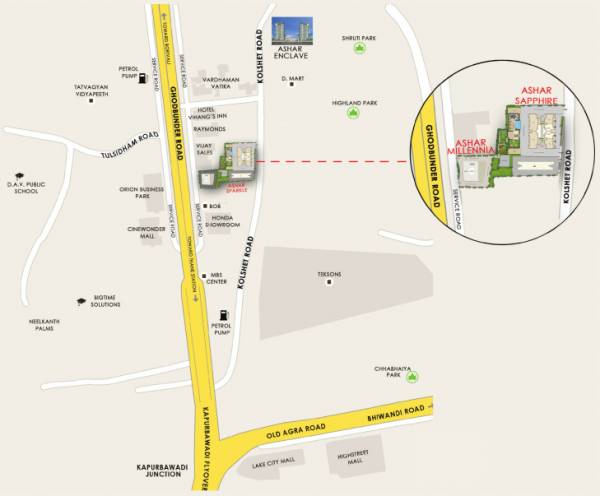  sapphire-and-galleria Location Plan