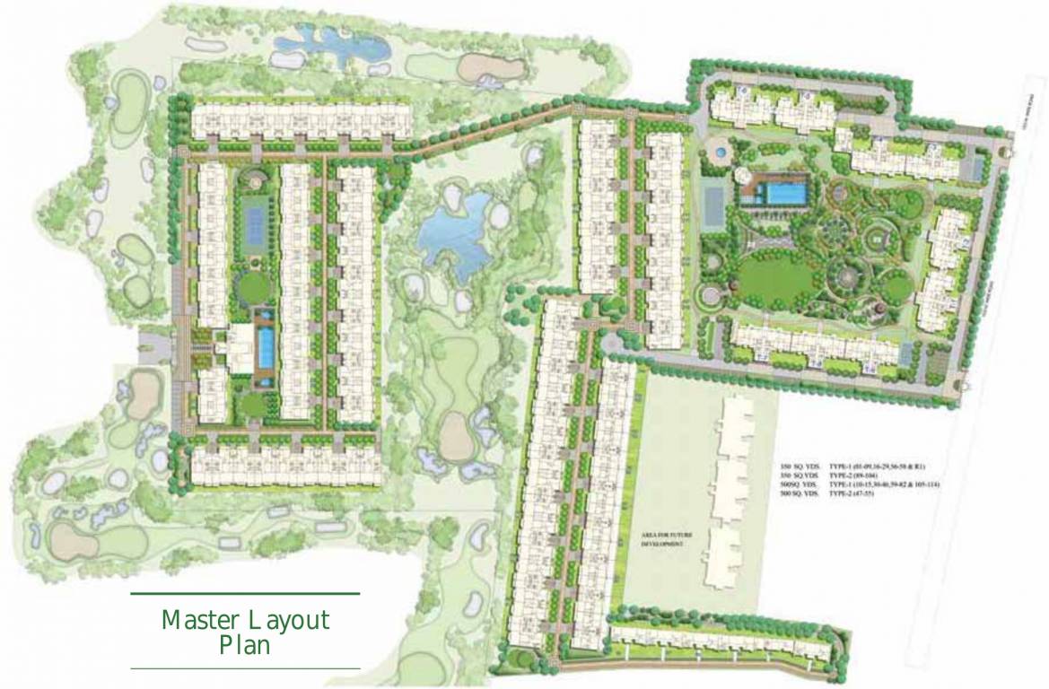 Images for Master Plan of ATS Pristine Golf Villas Phase I