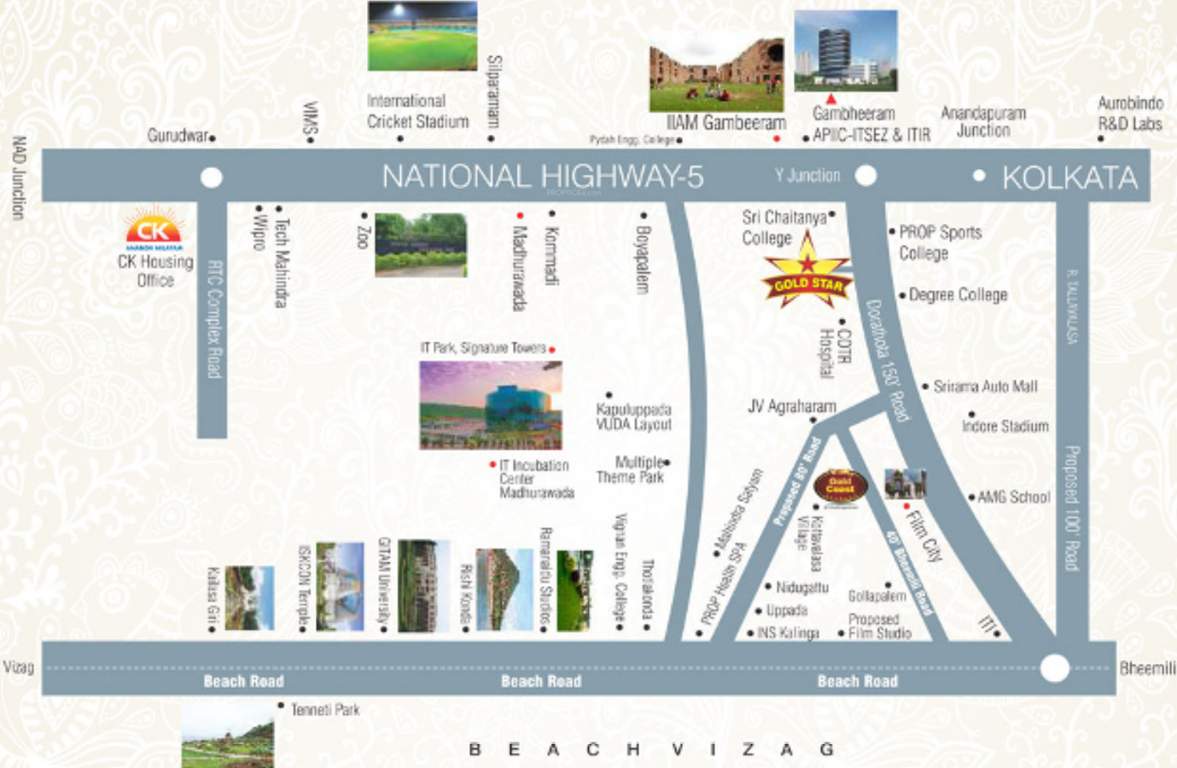 Images for Location Plan of Chaitanya Gold Star
