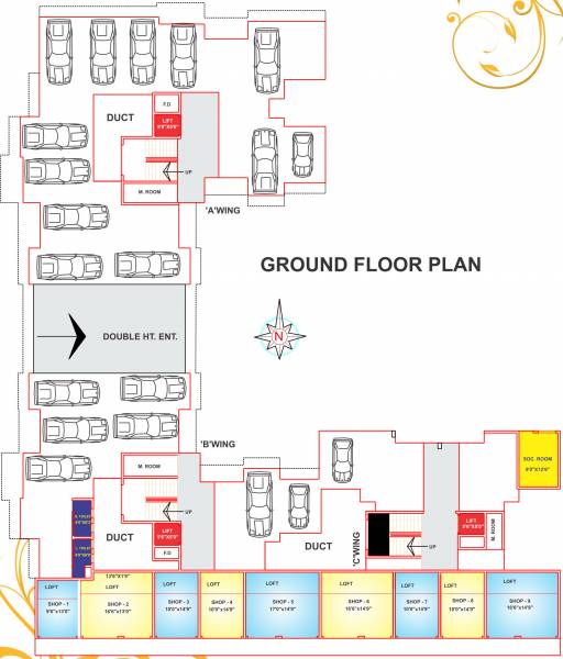  aleen-a-b-c-wing A,B,C Wing Cluster Plan