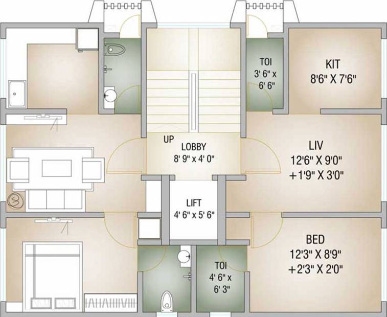 Images for Cluster Plan of Reliable Bhairav Residency