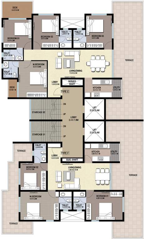 riva Images for Cluster Plan of Nucleus Riva