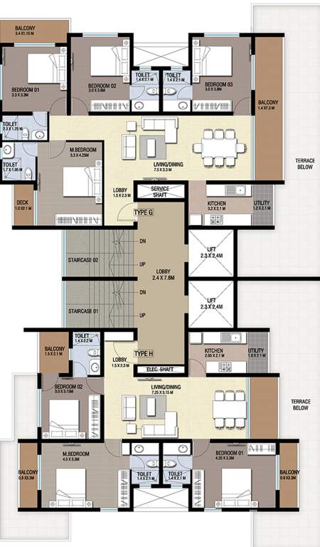 riva Images for Cluster Plan of Nucleus Riva