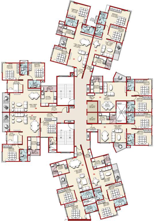 arete homes Images for Cluster Plan of Prime Arete Homes