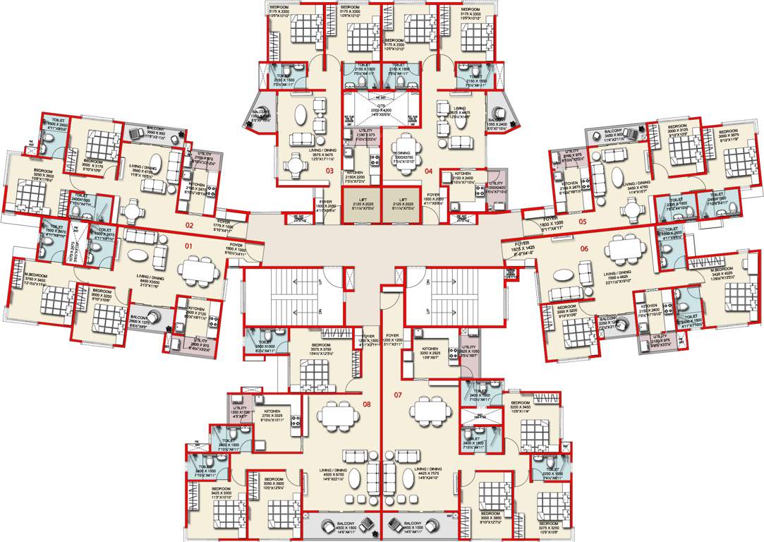 arete homes Images for Cluster Plan of Prime Arete Homes