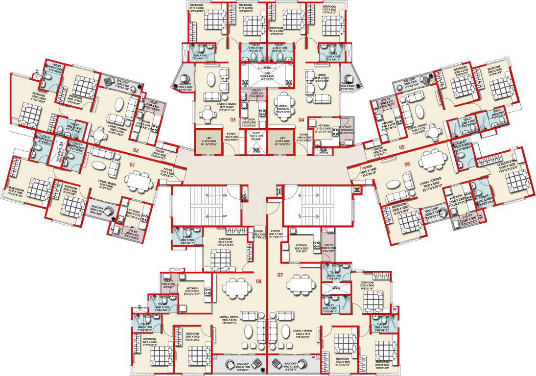 arete homes Images for Cluster Plan of Prime Arete Homes