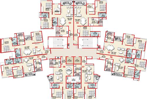  arete-homes Images for Cluster Plan of Prime Arete Homes