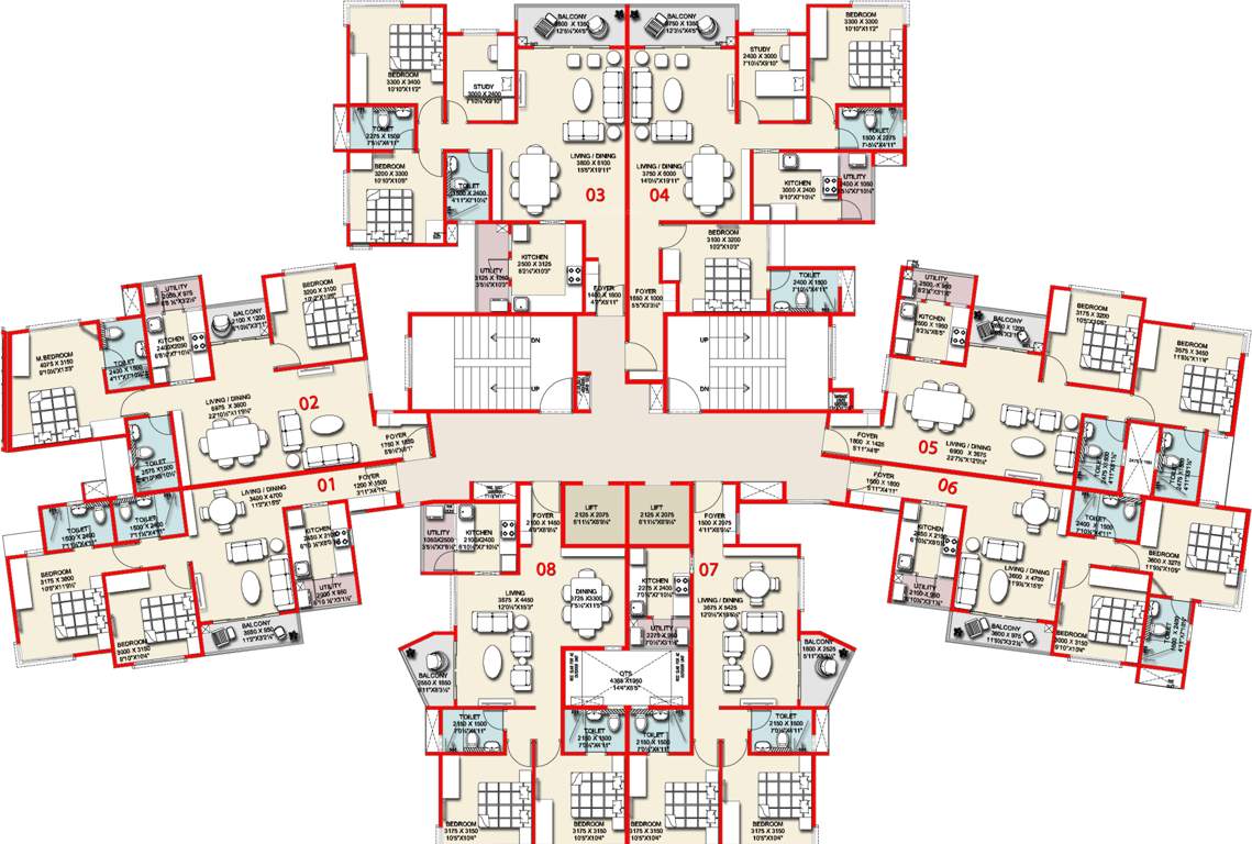 arete homes Images for Cluster Plan of Prime Arete Homes