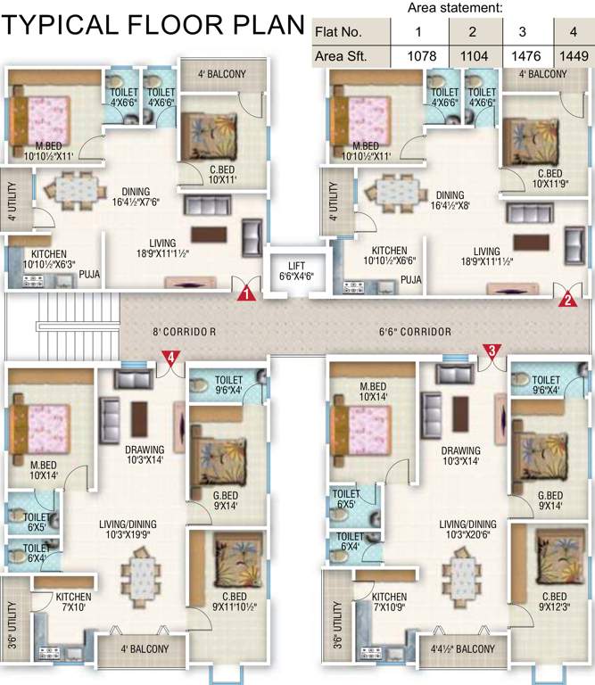 vishnus om shanti Images for Cluster Plan of GSRK Vishnus Om Shanti
