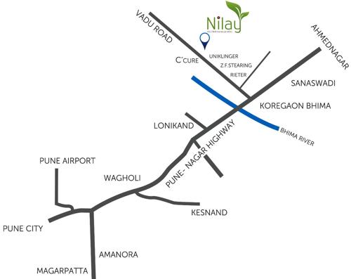  nilay Images for Location Plan of Avani Nilay
