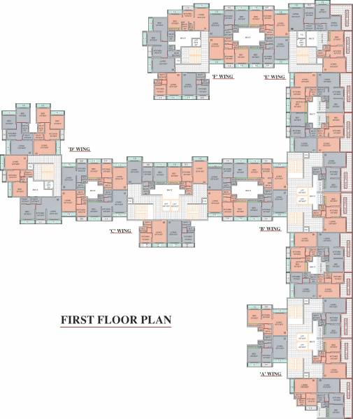 Wing A Cluster Plan for 1st Floor glory Wing A Cluster Plan for 1st Floor
