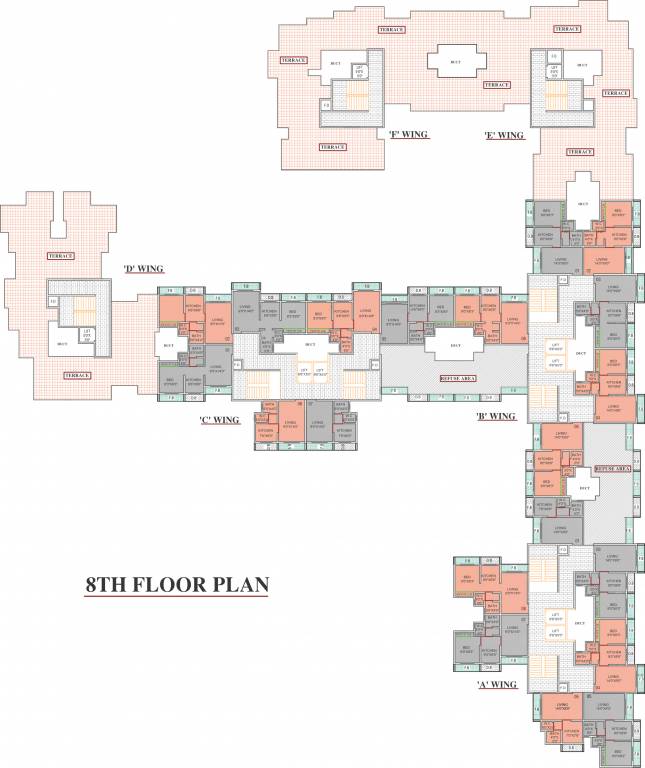 glory Wing A Cluster Plan for 8th Floor