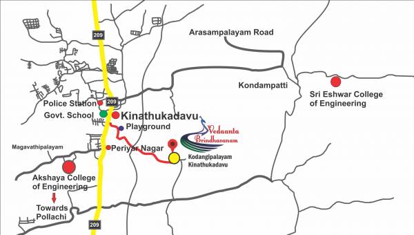 Images for Location Plan of Vedaanta Brindhavanam