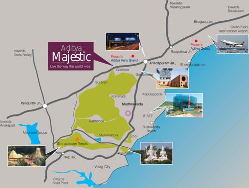  aditya-majestic Images for Location Plan of Peram Aditya Majestic