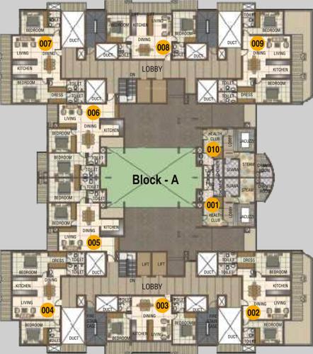  heights Images for Cluster Plan of Comfort Heights