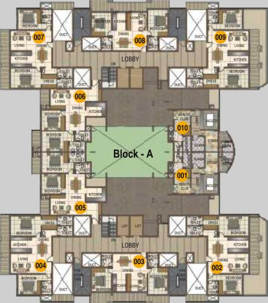  heights Images for Cluster Plan of Comfort Heights