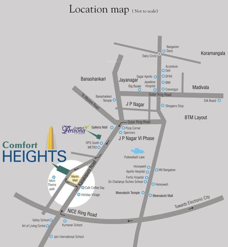  heights Images for Location Plan of Comfort Heights